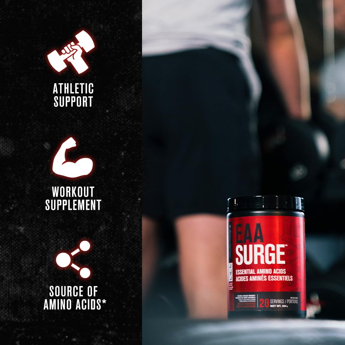 Jacked Factory Nitrosurge Pre-Workout & EAA Surge Essential Amino Acids Bundle Jacked FactoryAu supplements