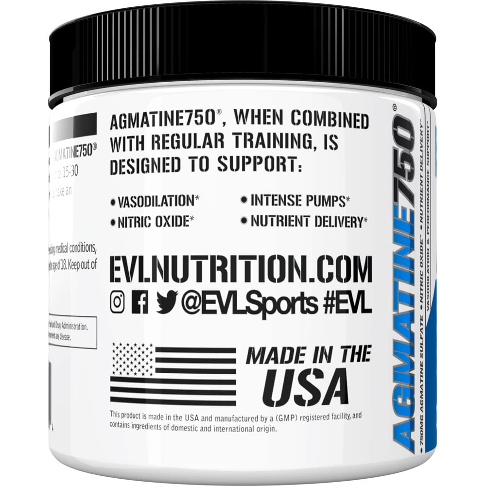 Evlution Agmatine Sulfate Nitric Oxide Powder Nutrition High Strength Agmatine Sulfate EvlutionAu supplements