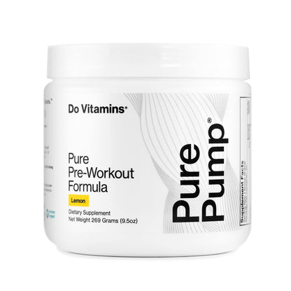 Do Vitamins PurePump - All-Natural Clean Preworkout Powder, Boost Energy, Focus Do VitaminsUS supplements