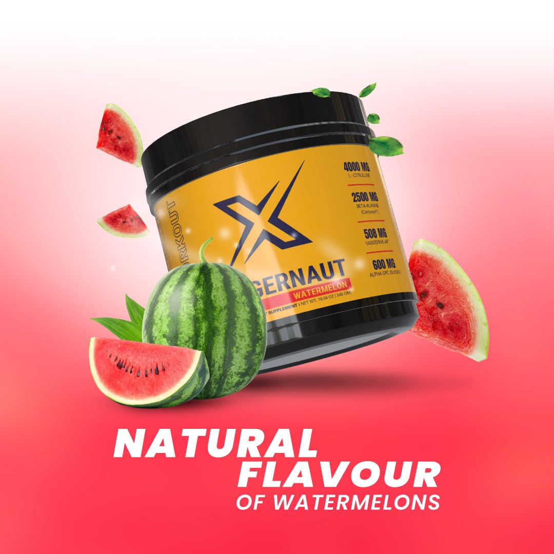 Juggernaut X Pre-Workout Supplement (Watermelon) - Boosts Strength, Endurance, Focus Infinite LabsAu supplements