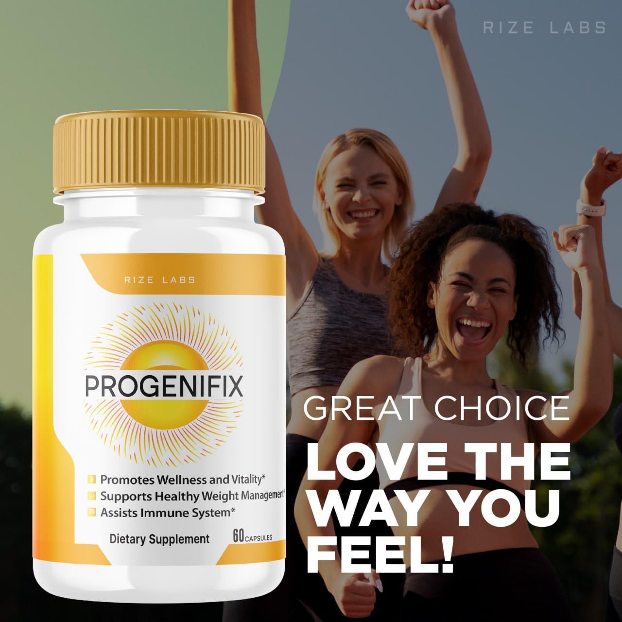 rize labs (2 Pack) Progenifix Weight Loss Supplement, Progenifix Capsules Total Body Wellness rize labsUS supplements