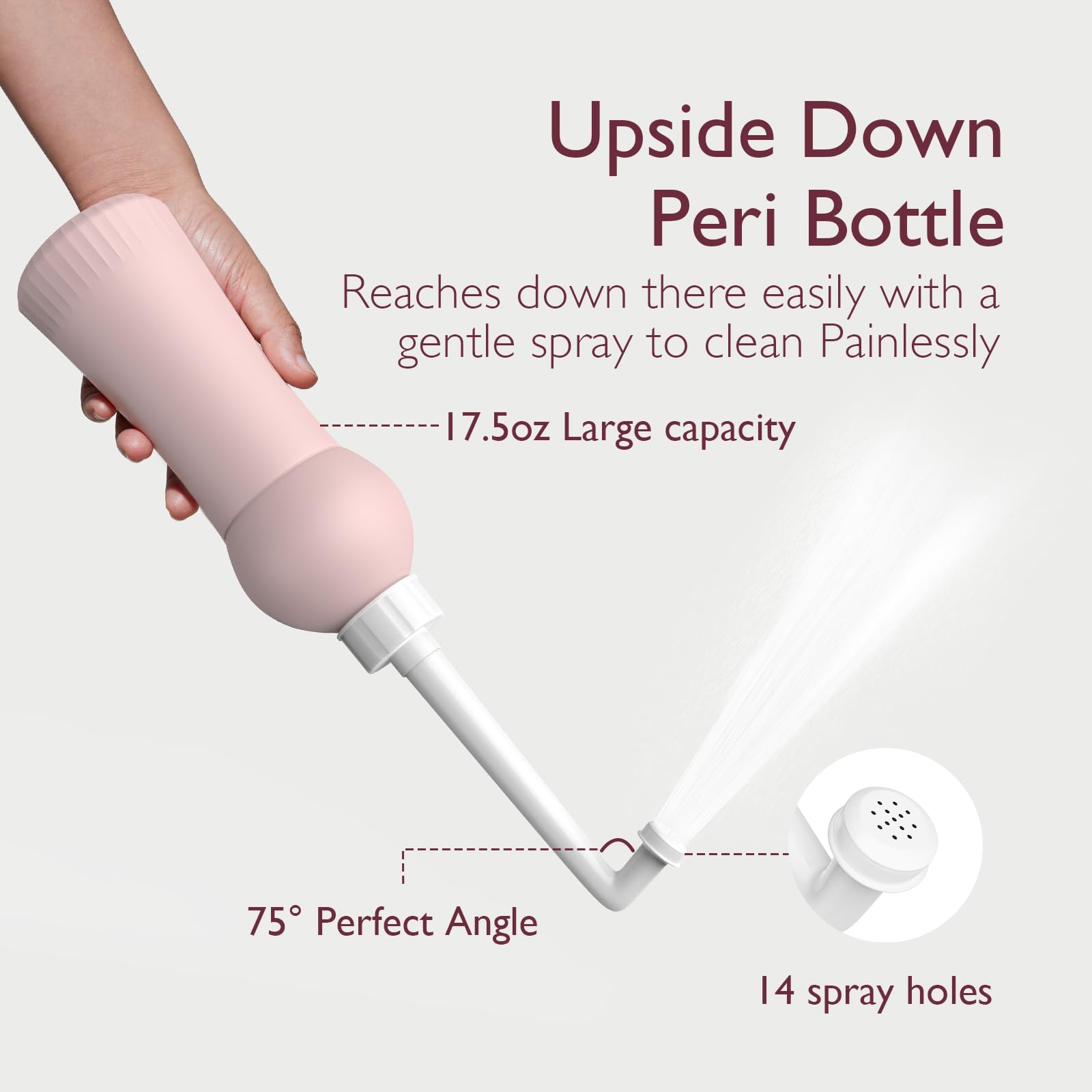 Momcozy 17oz Postpartum Upside Down Peri Bottle, Ergonomic, Perfect for Maternity Women Moms MomcozyAu supplements