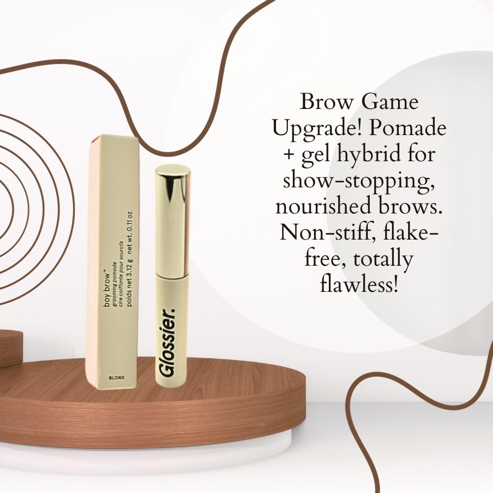 Glossier Boy Brow Volumizing Eyebrow Gel-Pomade - Blond - Light-Medium Blond GlossierAu supplements