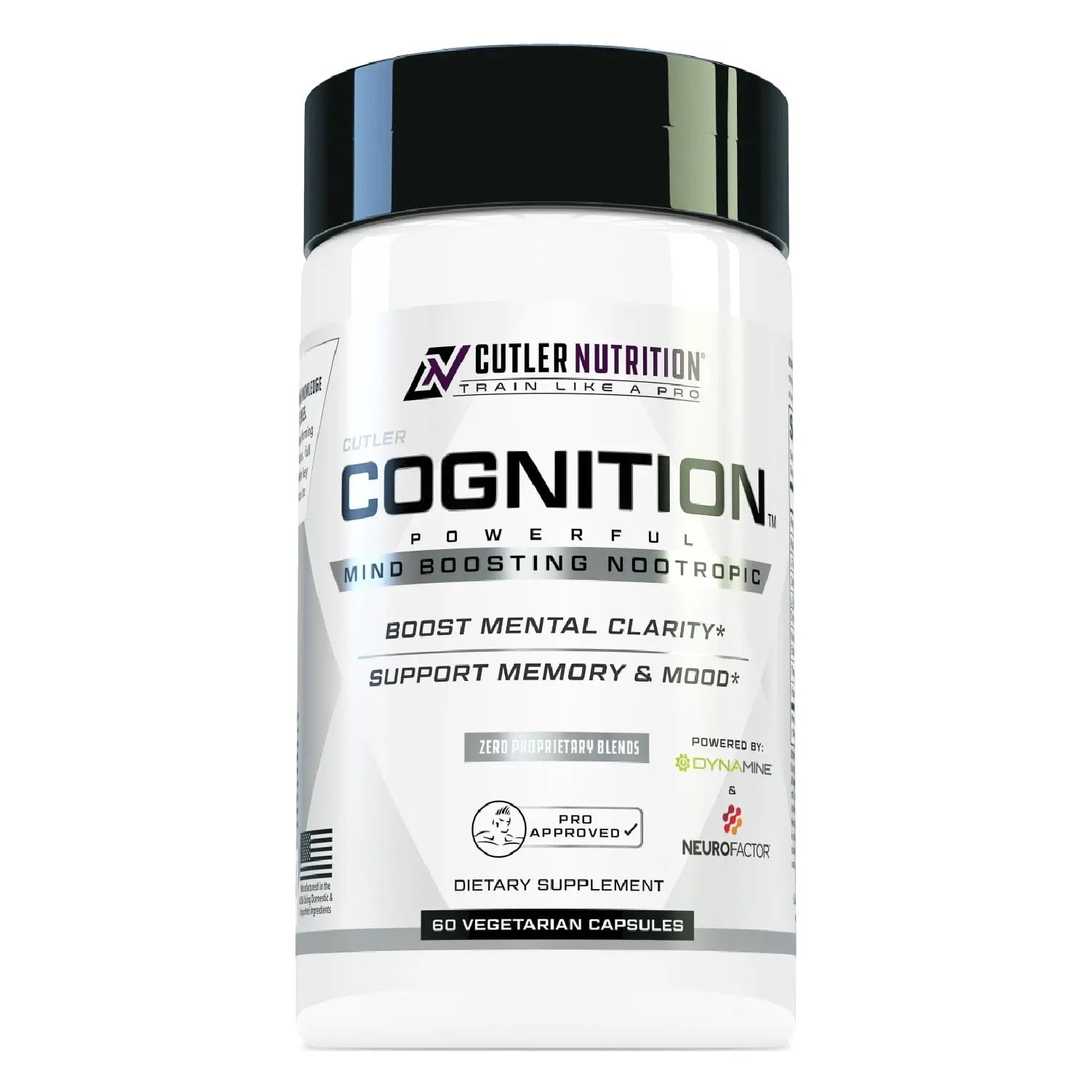 COGNITION High Potency Brain Nootropic Focus Supplement: Best Nootropic and Energy Pills for Mental Clarity, Memory, Studying, Gaming, and Work | Alpha GPC, Dynamine, Caffeine, L Theanine , 60 Count Cutler NutritionAu supplements