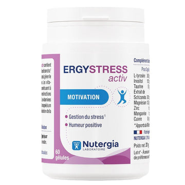 ERGYSTRESS ACTIV Laboratoire Nutergia 60 caps Euro-pharmasAu supplements