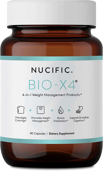Nucific Bio-X4 4-in-1 Weight Management Probiotic Supplement, 90 Count NucificAu supplements