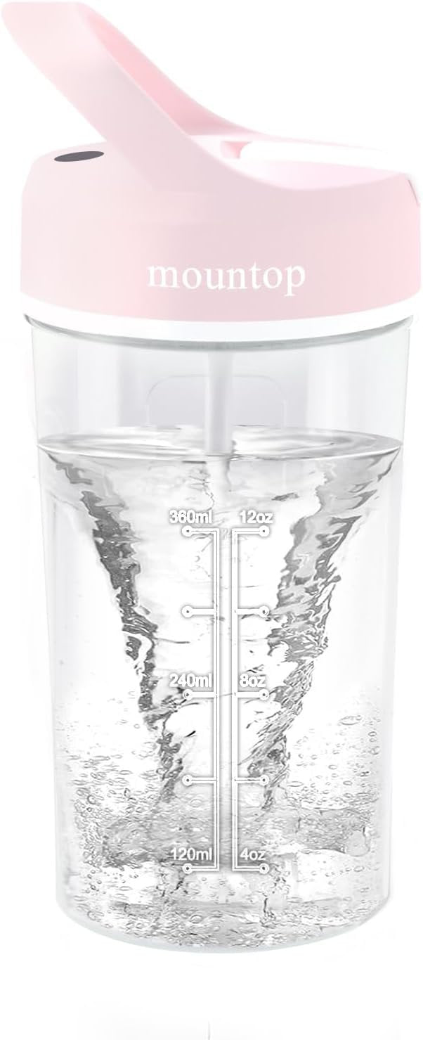 mountop Electric Protein Shaker Bottle, 18oz Rechargeable Blender Bottles mountop StoreUS supplements
