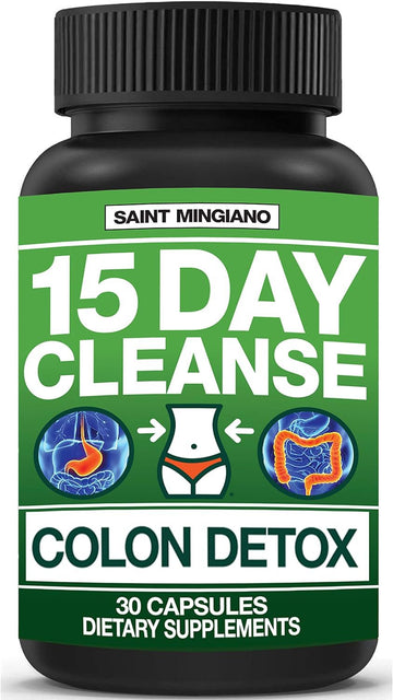 Saint Mingiano 15 Day Cleanse | Colon Detox with Natural Laxative Saint Mingiano StoreUS supplements