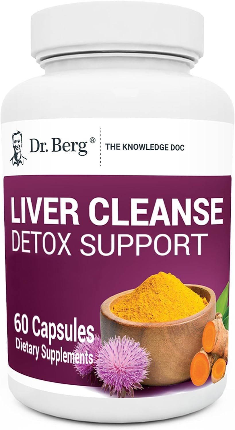 Dr. Berg Liver Cleanse Detox Capsules w/Unique Blend of Milk Thistle Dr. Berg Nutritionals StoreUS supplements