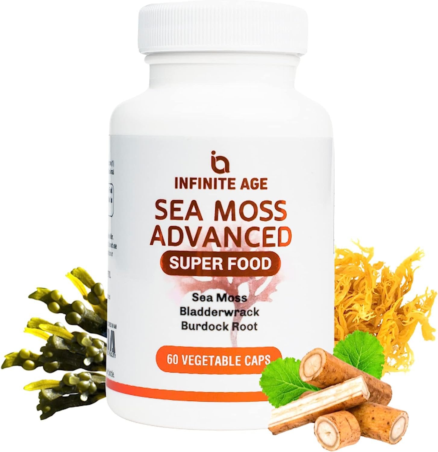 INFINITE AGE: 1250mg Sea Moss Advanced Superfood - High-Potency, Vegan INFINITE AGE StoreAu supplements