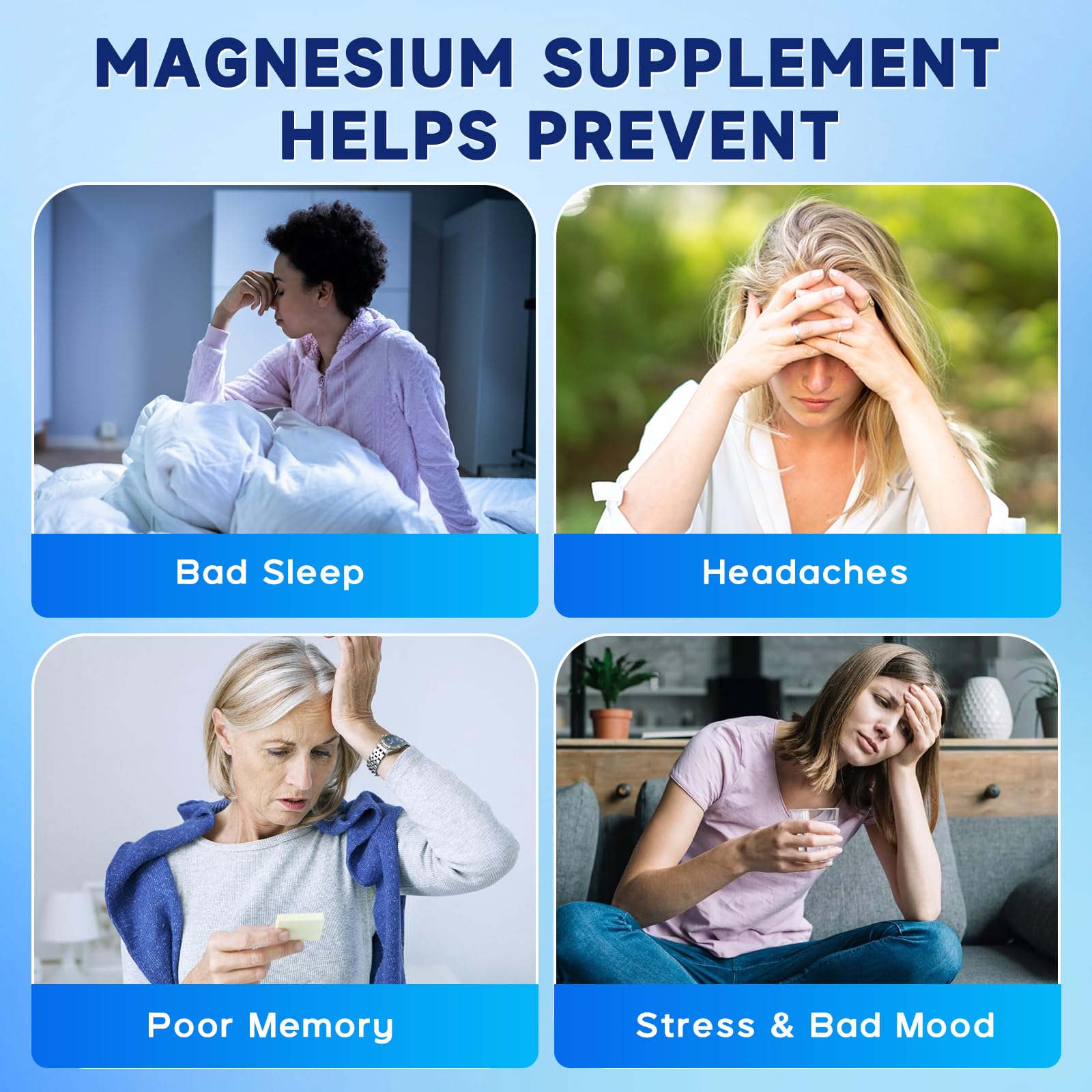 Nedtol Magnesium Glycinate Gummies 600mg, Sugar Free Magnesium Potassium Supplement for Adults with Magnesium L-Threonate, Vitamin D, B6,and CoQ10 for Sleep, Body Support and Relaxation,120 Count NedtolAu supplements