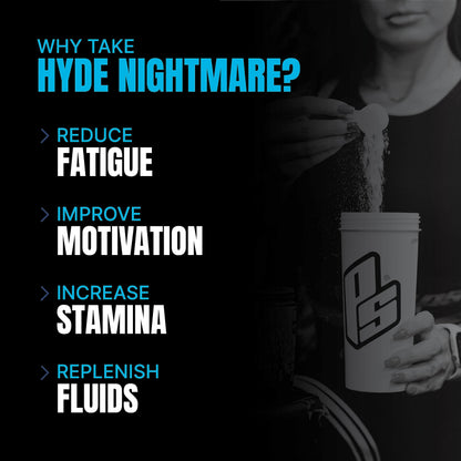 PROSUPPS Hyde Nightmare Pre-Workout Powder Energy Drink - Intense Energy, Mental PROSUPPSUS supplements