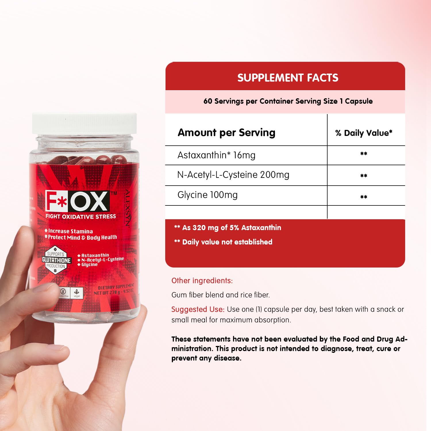 Alexsyn Antioxidant Support Formula – Concentrated Vegan & Gluten-Free Capsules – Helps Defend Against Oxidative Stress and Maintain Daily Vitality – 60 Capsules AlexsynAu supplements