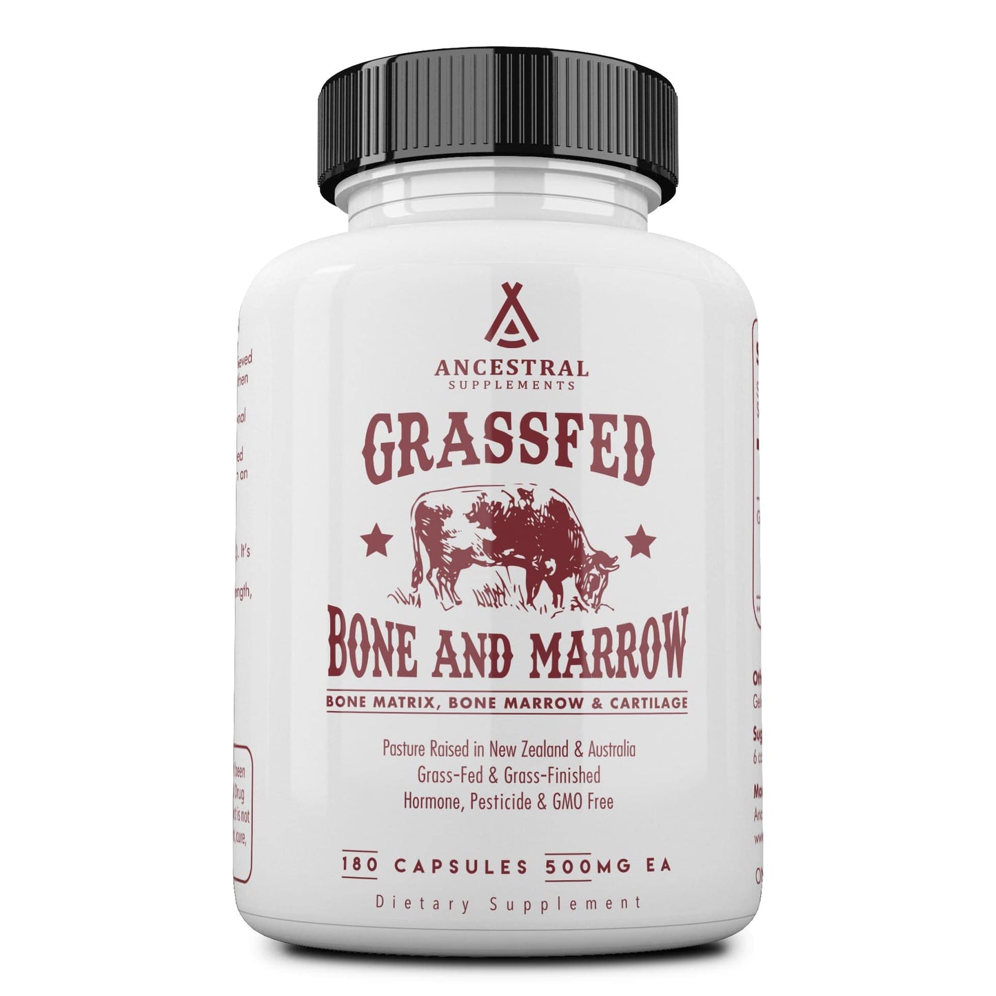Ancestral Supplements Grass Fed Beef Bone and Marrow Supplement, Bone, Skin, Oral Health, and Joint Care Supplements Promote Whole Ancestral SupplementsUS supplements