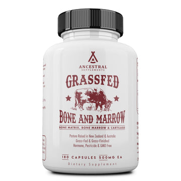 Ancestral Supplements Grass Fed Beef Bone and Marrow Supplement, Bone, Skin, Oral Health, and Joint Care Supplements Promote Whole Ancestral SupplementsAu supplements