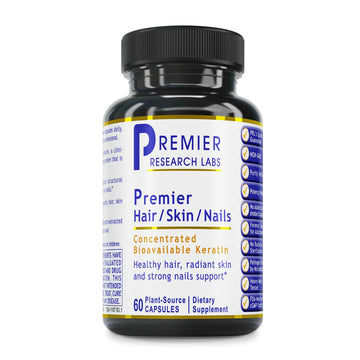 Premier Research Labs Premier Hair/Skin/Nails - Hair Growth Supplement for Women & Men with Keratin, Vitamins for Hair Growth, Beauty from Within for Hair, Skin and Nails - 60 Vegetarian Capsules Premier Research LabsAu supplements