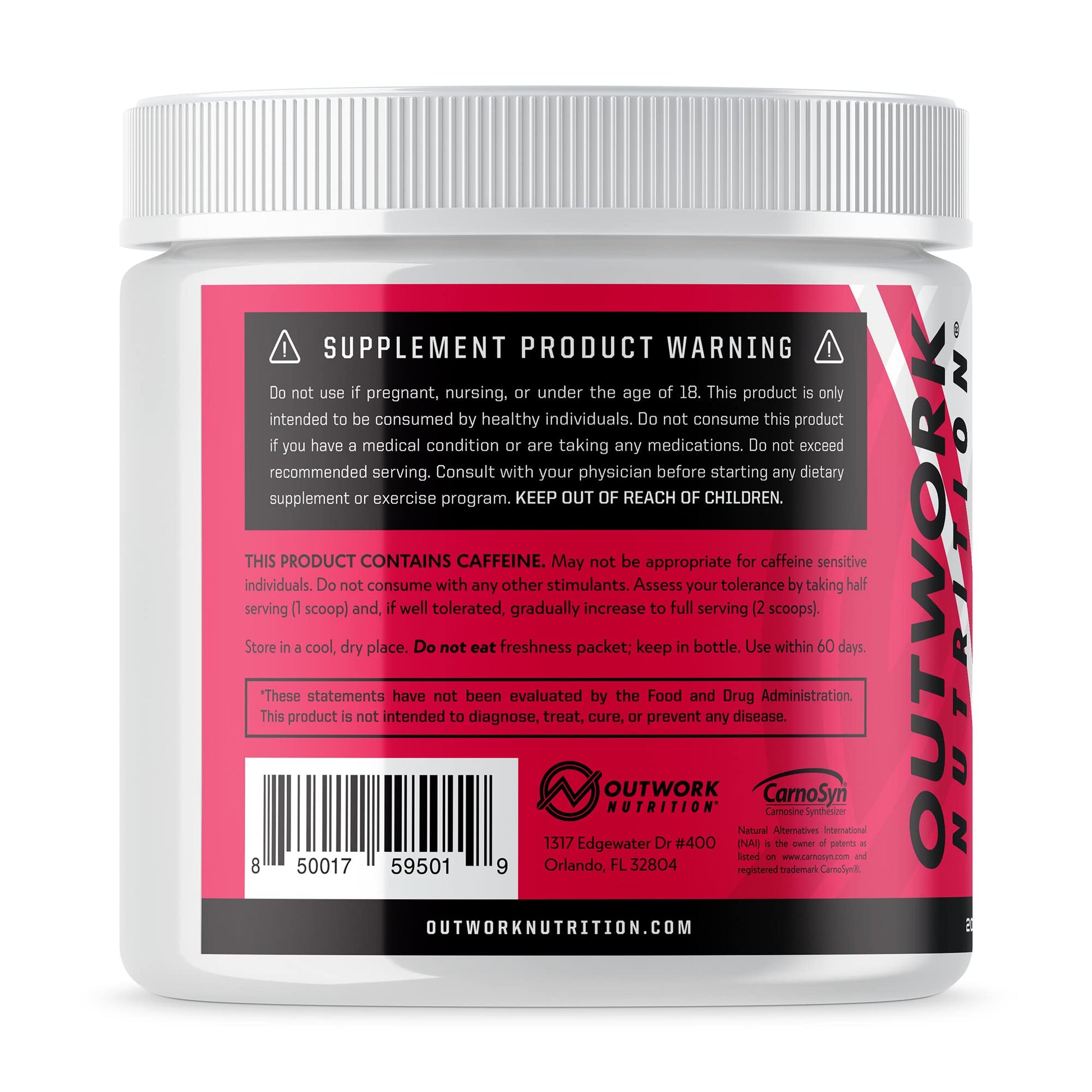 Outwork Nutrition Pre-Workout Supplement with Nootropics - Energy & Mental Focus Outwork NutritionAu supplements