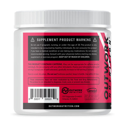 Outwork Nutrition Pre-Workout Supplement with Nootropics - Energy & Mental Focus Outwork NutritionUS supplements