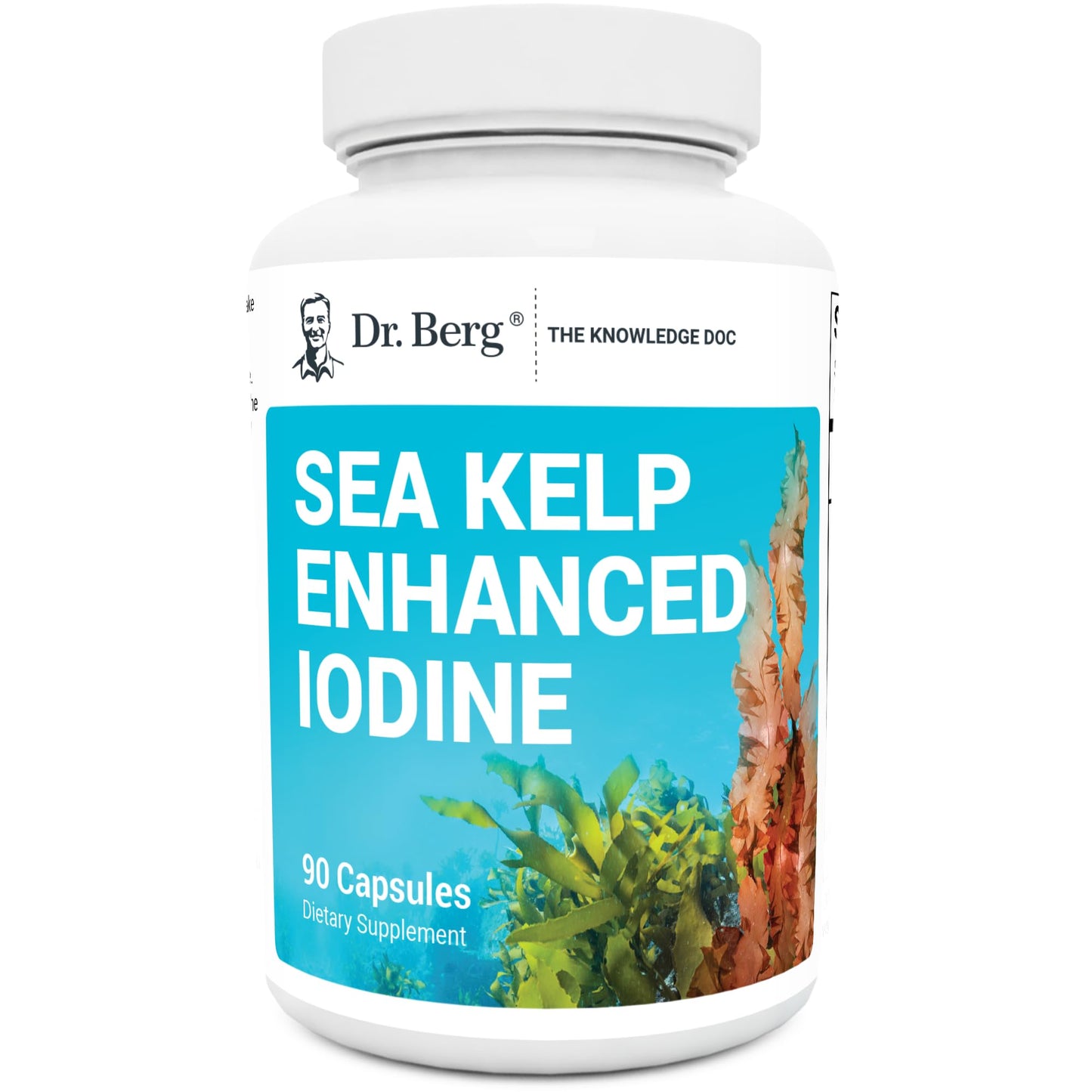 Dr. Berg's Sea Kelp Enhanced - Pure Healthy Thyroid Support Natural Antioxidants Dr. Berg NutritionalsUS supplements