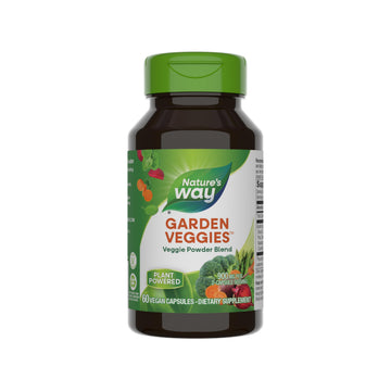 Nature's Way Garden Veggies, Veggie Powder Blend, 900 mg per 2-Capsule Serving, 60 Vegan Capsules Nature's WayAu supplements