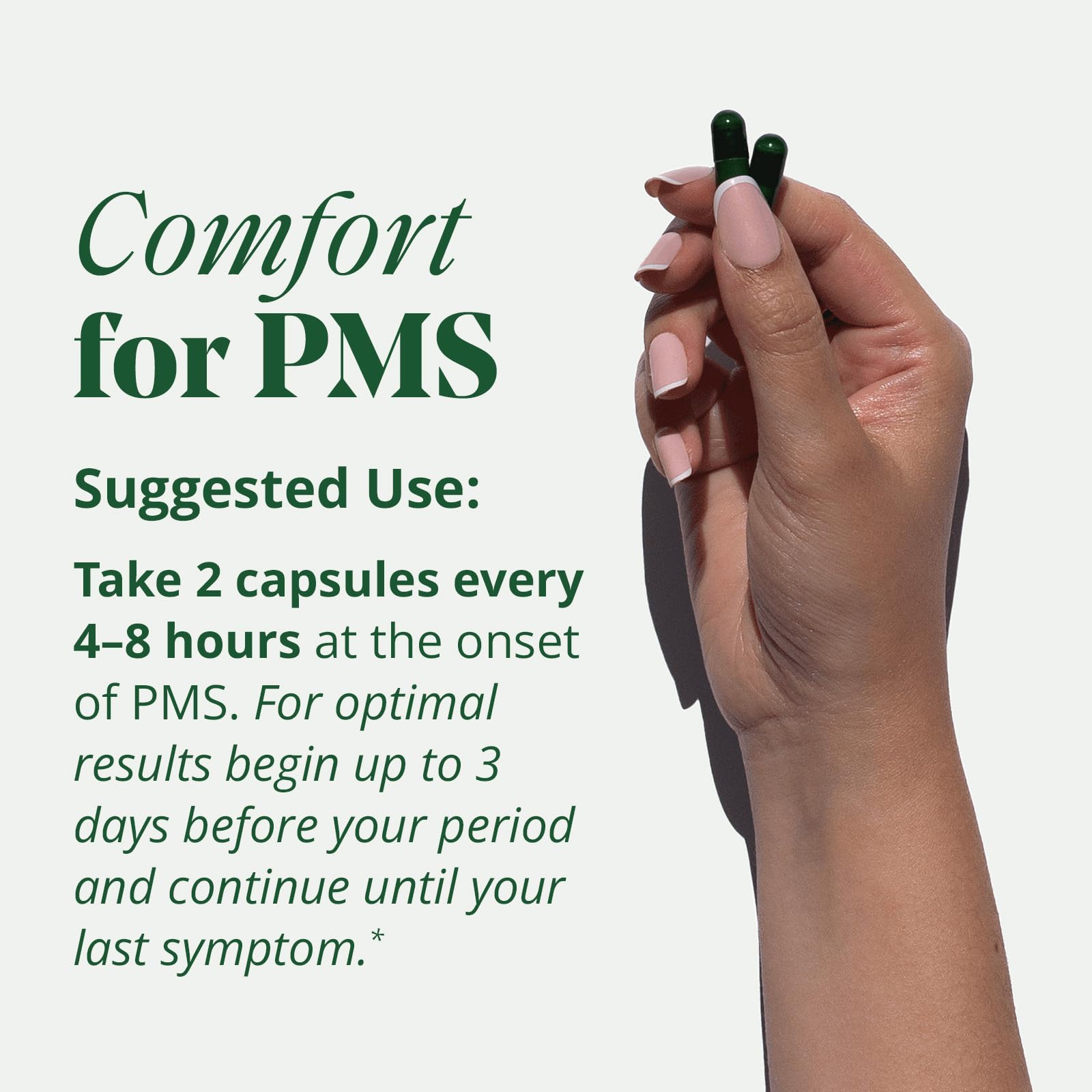 PMS & Period Relief - Menstrual Cramp Relief: No More Period Cramps, Mood Swings, or Bloating. PMS Supplement for Happy Hormones and Period Relief. (40 Count) SemaineAu supplements