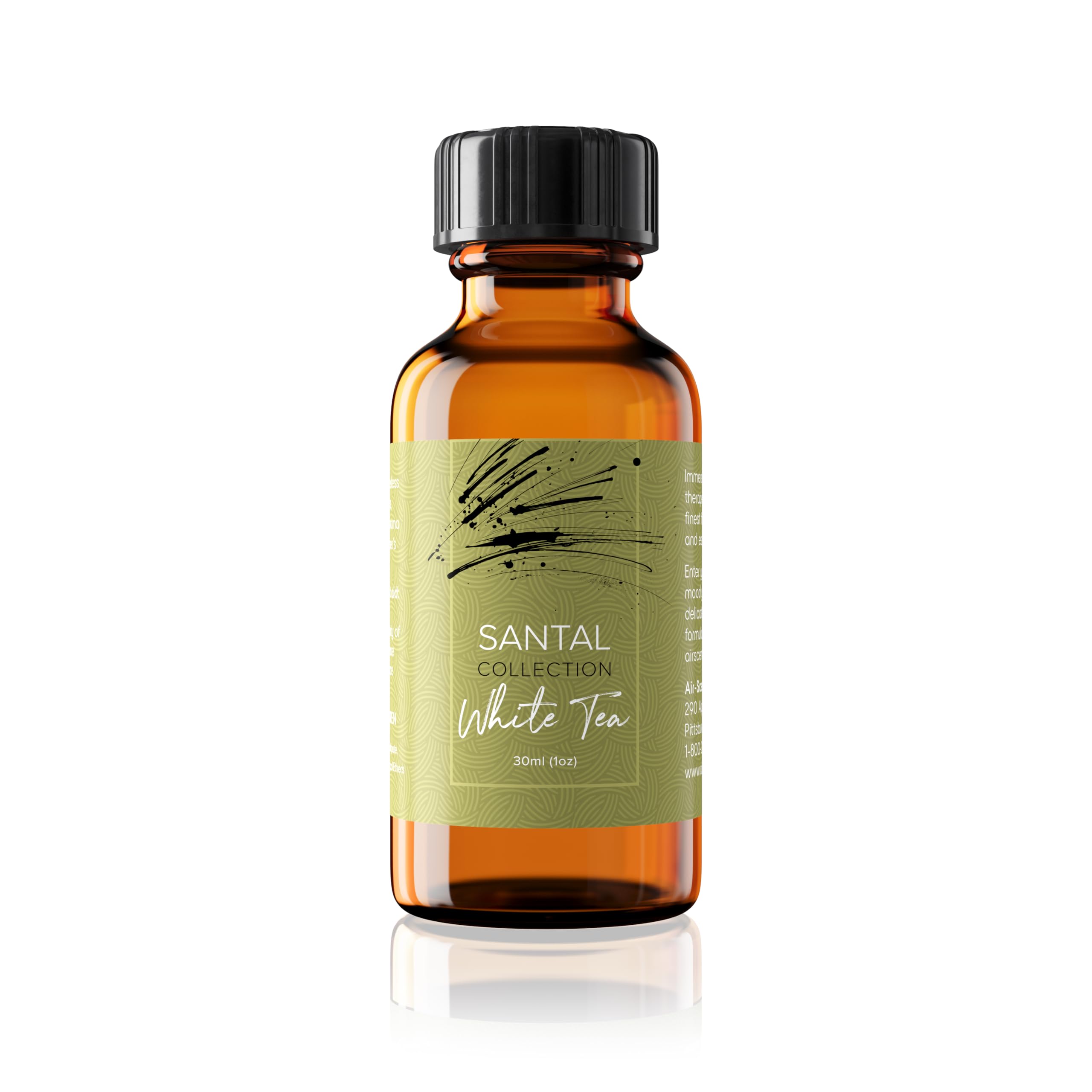 Santal White Tea Diffuser Oil - Air-Scent Aroma and Essential Oil Blend for Aromatherapy Diffusers - 30 Milliliter Air-ScentAu supplements