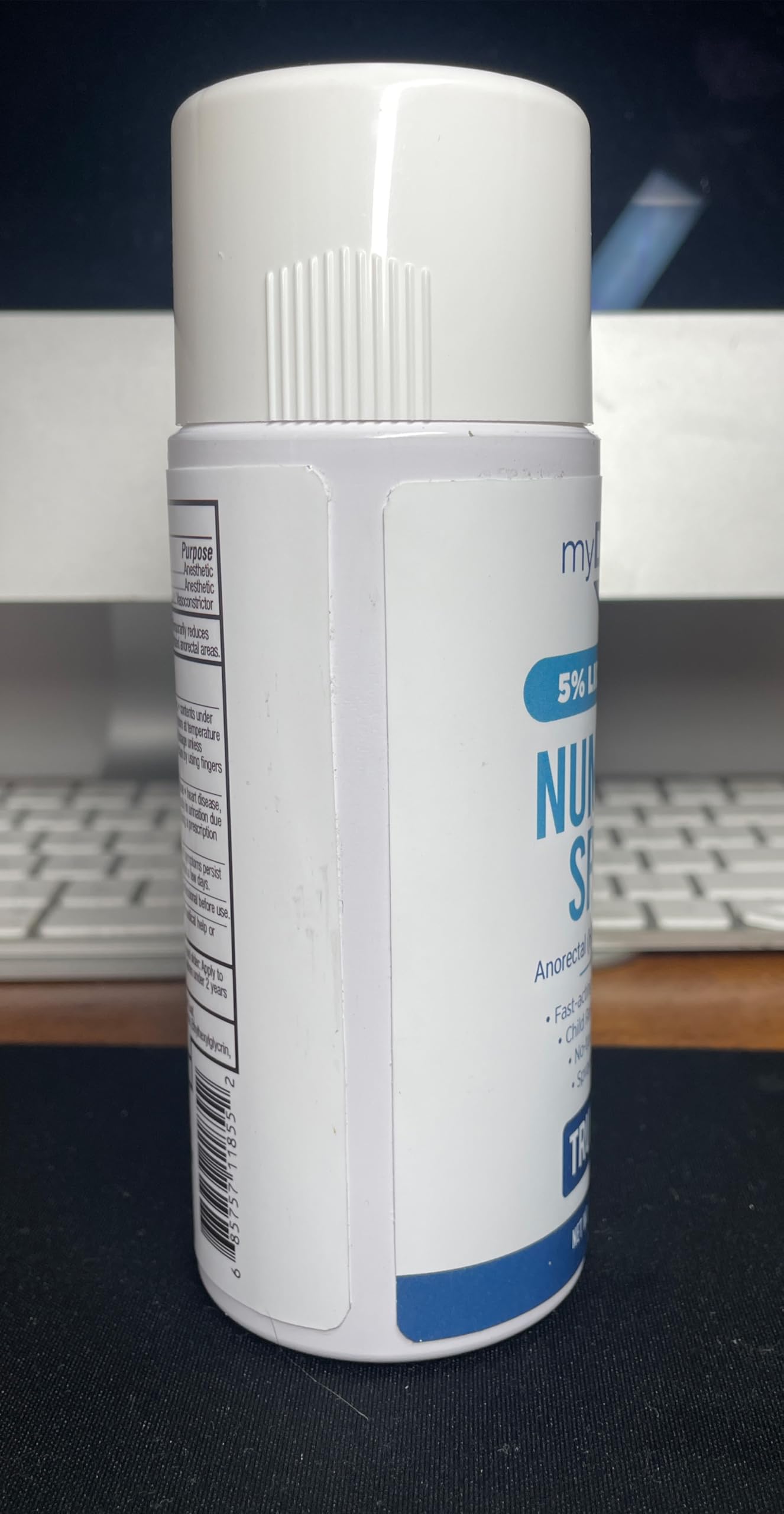 Myderm Medical Numbing Spray - 4.5oz - Maximum Strength 5% Lidocaine with Phenylephrine HCl and Witch Hazel - Fast-Acting Reliever with A Touch-Free Application - First Aid Supplies - Made in USA MydermAu supplements