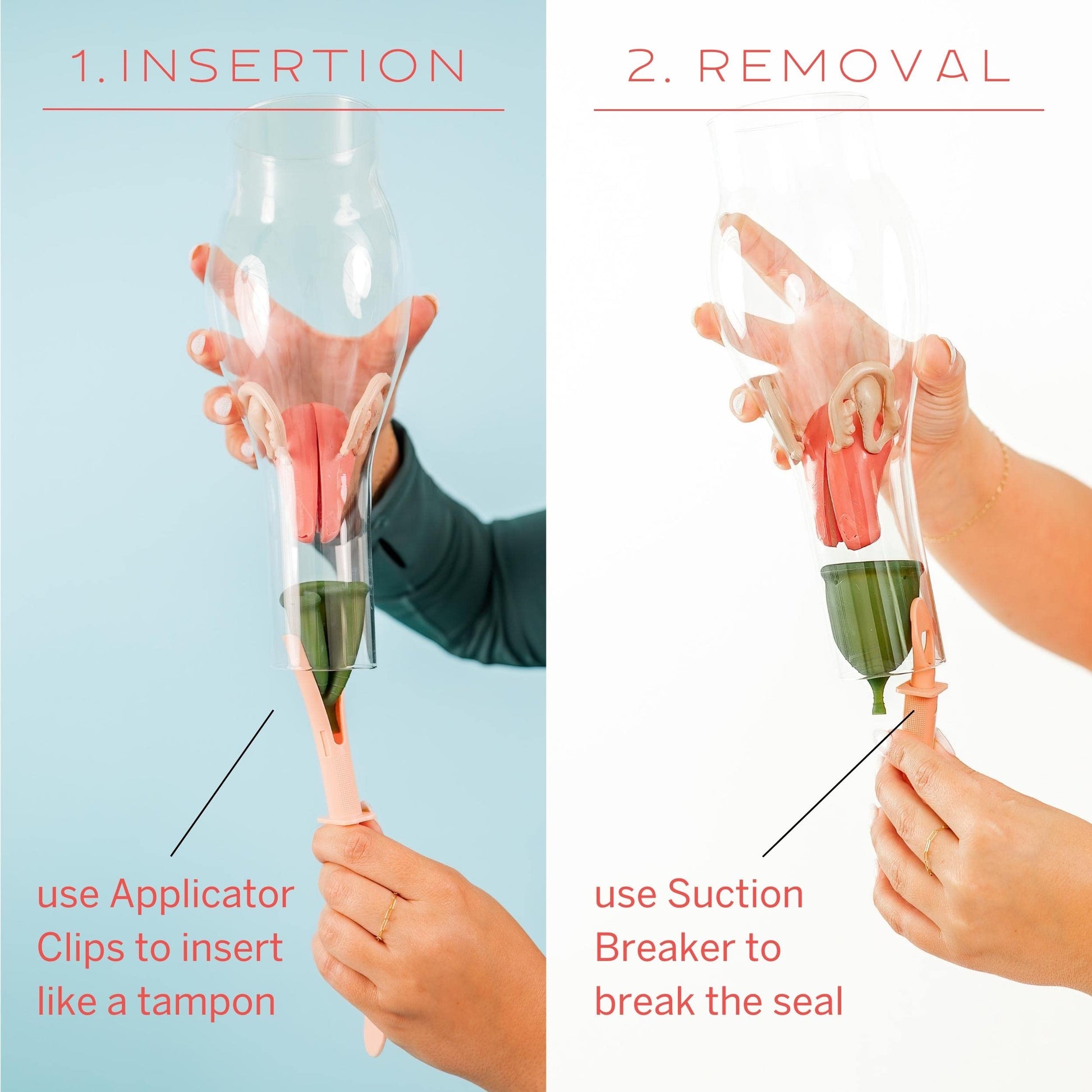 Pixie Menstrual Cup & Tampon Applicator + Period Cup Remover - Make Insertion & Removal Easy Pixie CupAu supplements