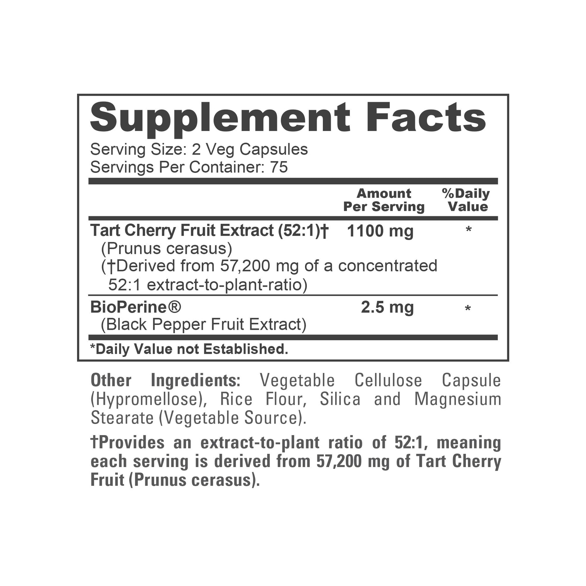 NusaPure Tart Cherry 57,200mg per Caps, 150 Count, Vegan, Non-GMO, Gluten Free NusaPureAu supplements