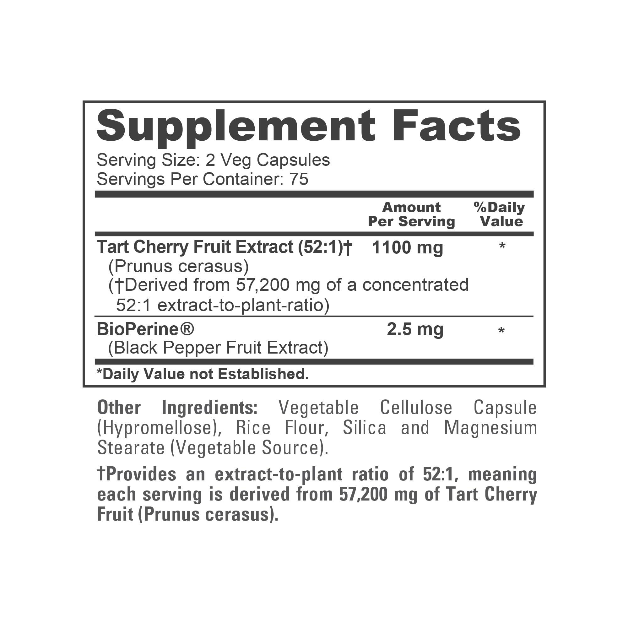 NusaPure Tart Cherry 57,200mg per Caps, 150 Count, Vegan, Non-GMO, Gluten Free NusaPureAu supplements