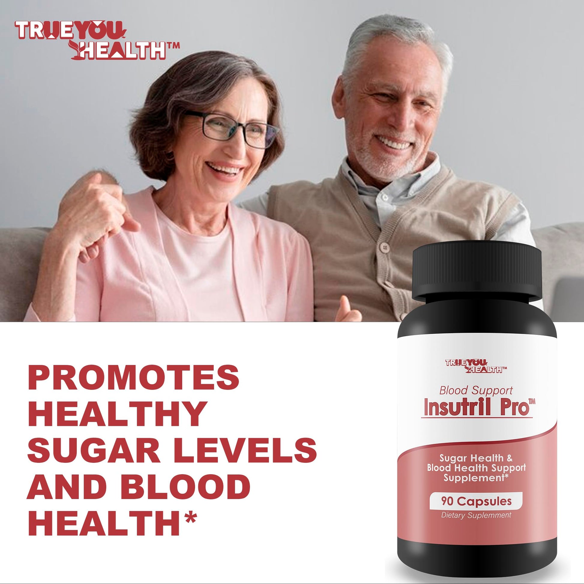 Blood Support Insutril Pro - Our Best Sugar Health & Blood Health Support Supplement - Circulatory Health Support - Blood Balance Blood Boost Blood Circulation Supplements - Health Blood Balance Pills True You HealthAu supplements
