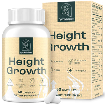 CystoRebalance 25-in 1 Bone Strength Supplement - for Natural Growth, Digestion and Stress - High Absorption - Calcium, Magnesium, Zinc, Ashwaganda and Multivitamins for Age 12+ | 60 Caps CystoRebalanceAu supplements