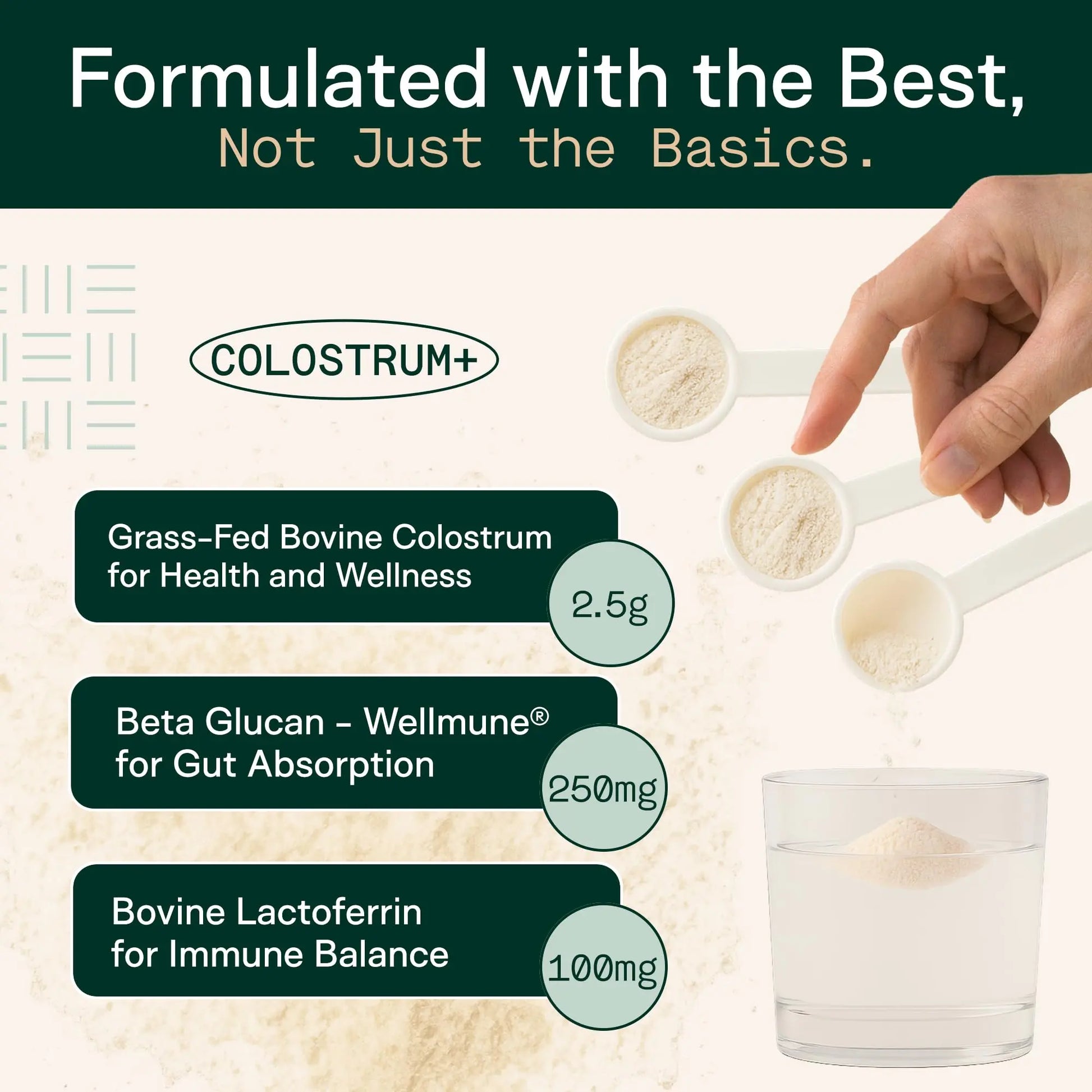 Adapt Naturals Colostrum Supplement with Lactoferrin & Beta-Glucan, Bio-Avail Grass Fed Bovine Colostrum Powder for Gut Health, Immune Support & Vitality | Non-GMO, 2500mg, Unflavored - 30 Days Supply ADAPT NATURALS BY CHRIS KRESSERnz supplements