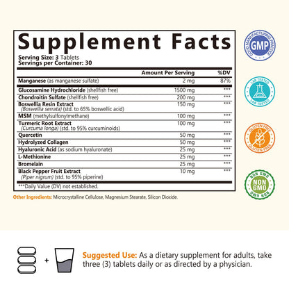 NatureMyst Glucosamine Chondroitin & MSM, Turmeric, Boswellia, Collagen, Hyaluronic NatureMystUS supplements