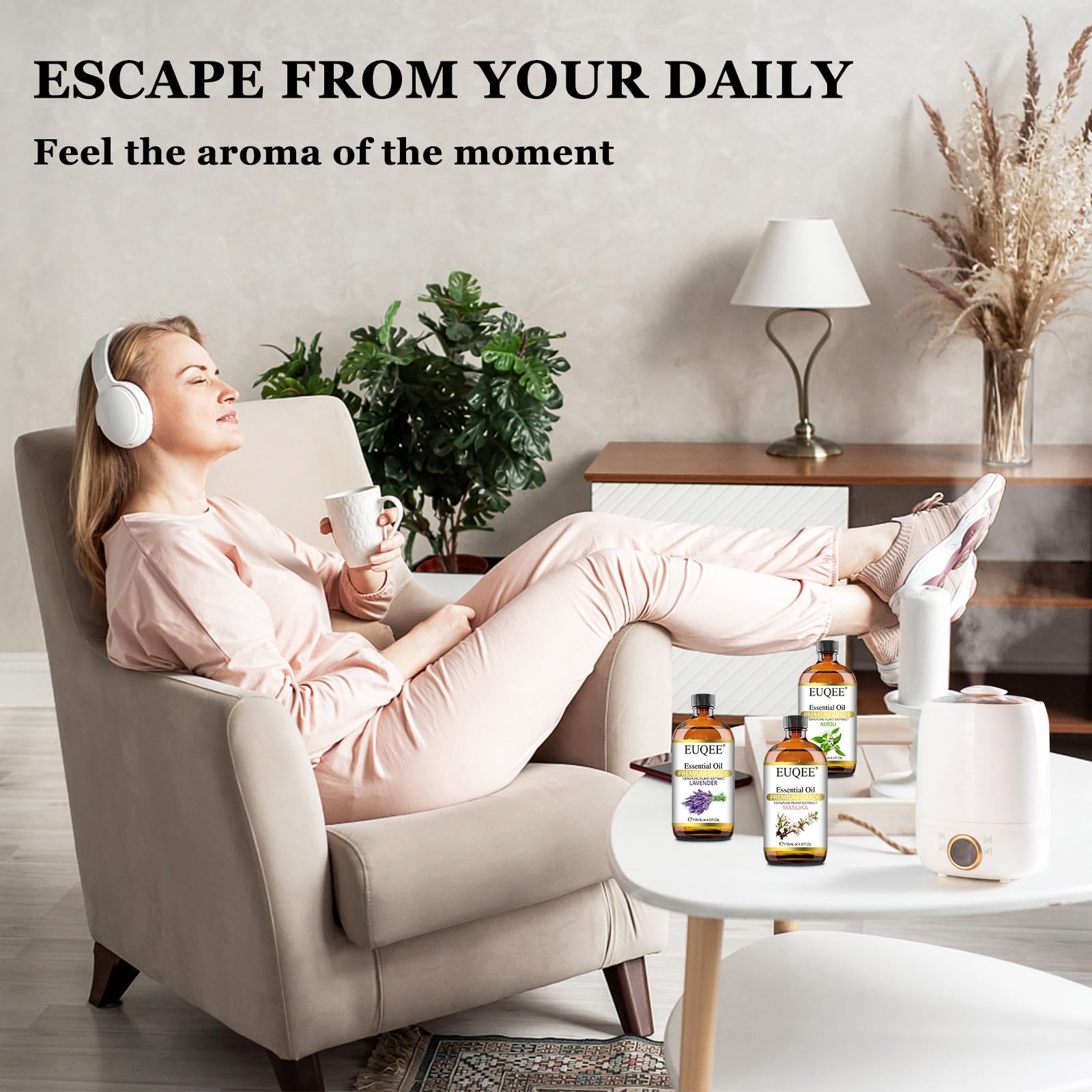 EUQEE Manuka Essential Oil 118ml Large Capacity Pure Manuka Oil with Glass Dropper for Skin EUQEEAu supplements