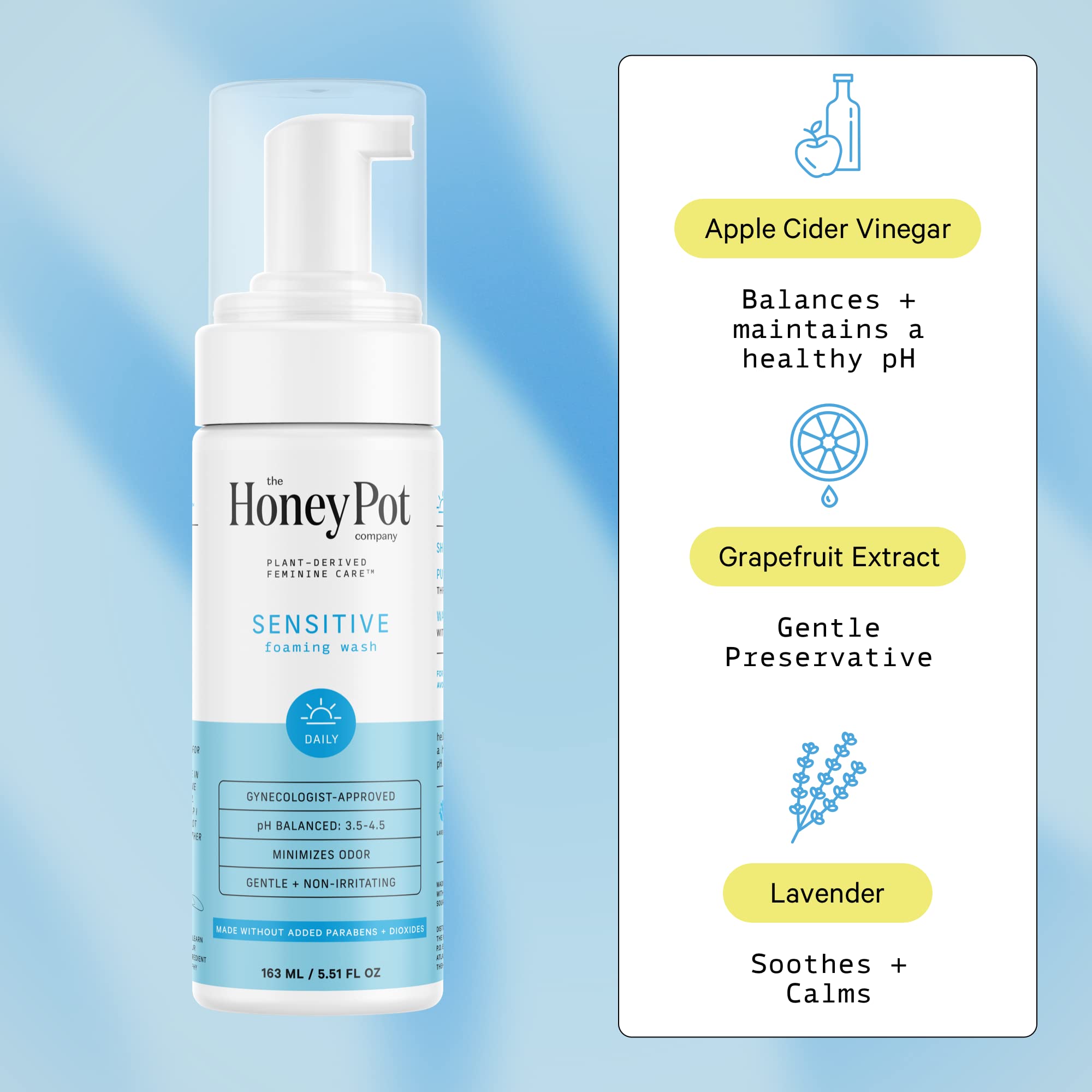 The Honey Pot Company - Feminine Wash & Feminine Wipe Bundle - Includes Unscented Ph Balance The Honey Pot CompanyAu supplements