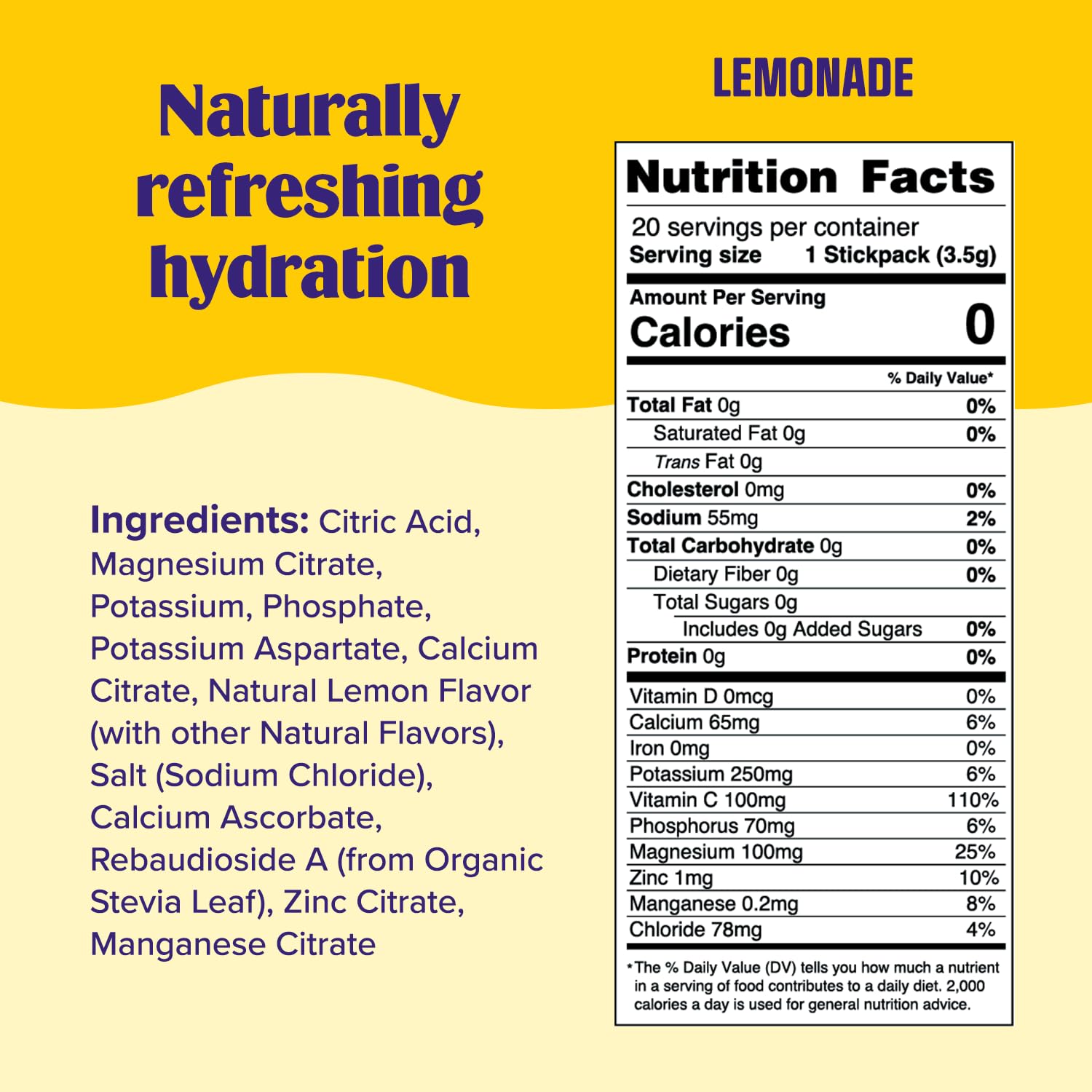 Ultima Replenisher Daily Electrolyte Drink Mix – Lemonade, 20 Stickpacks – Hydration Ultima ReplenisherUS supplements