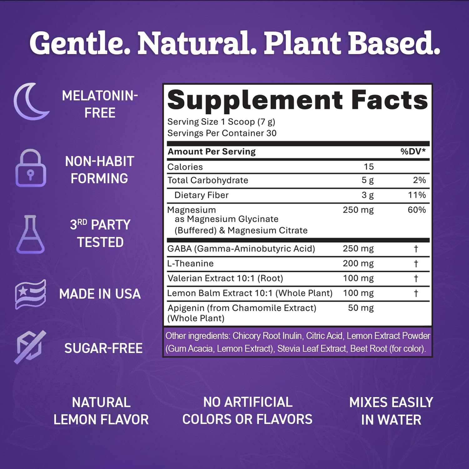 Magnesium Glycinate Powder for Sleep - Magnesium Sleep Aid Without Melatonin - Natural Sleep Drink Mix with GABA, L-Theanine, Apigenin, Valerian & Lemon Balm Dr. MatthewAu supplements