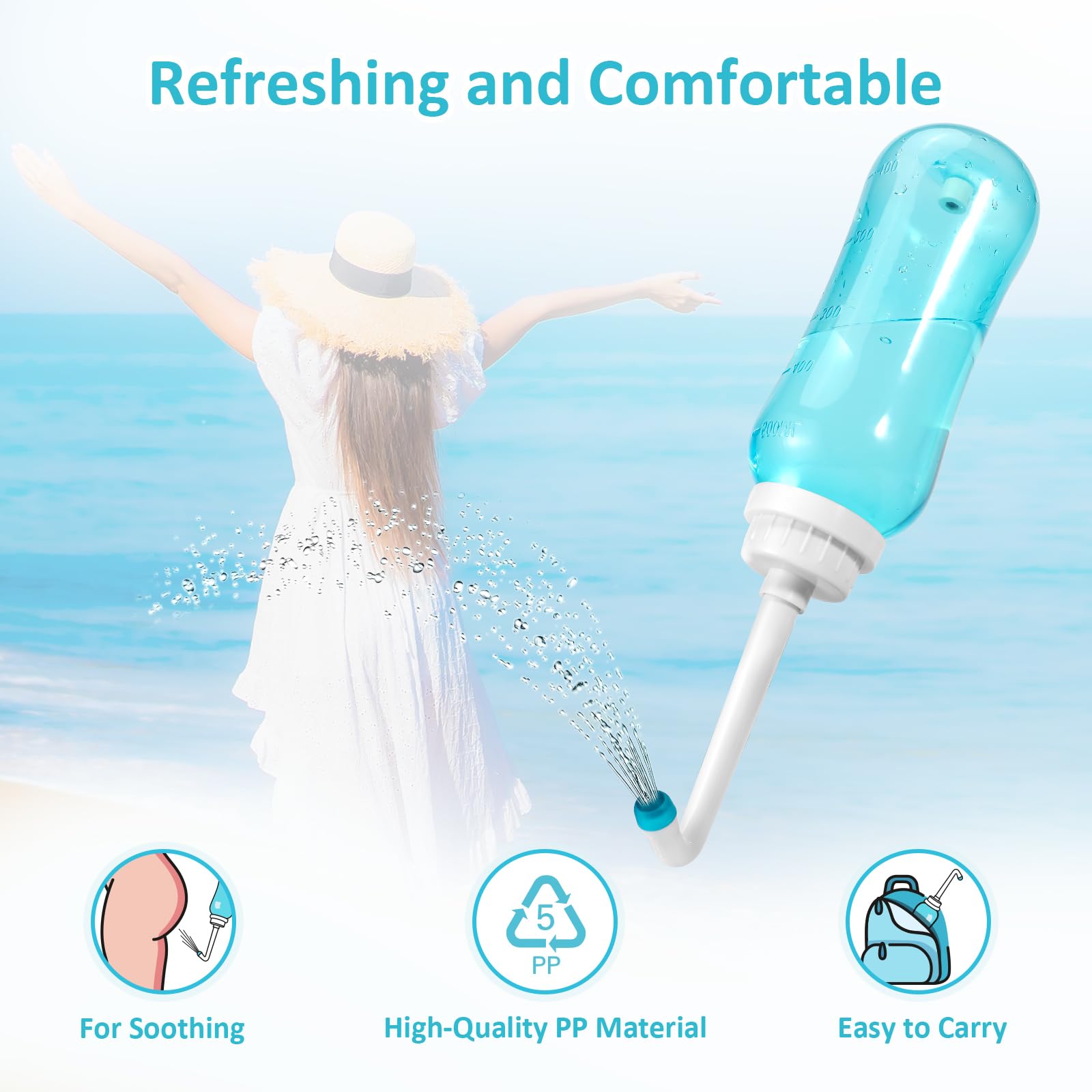 Peri Bottle Zitrads, Squeeze-Free Portable Bidet for Postpartum Essentials, Peri Bottles ZitradsAu supplements