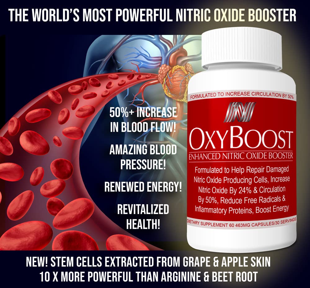 OxyBoost - Nitric Oxide Supplement (1 Bottle - 30 Servings) OxyNaturalsUS supplements