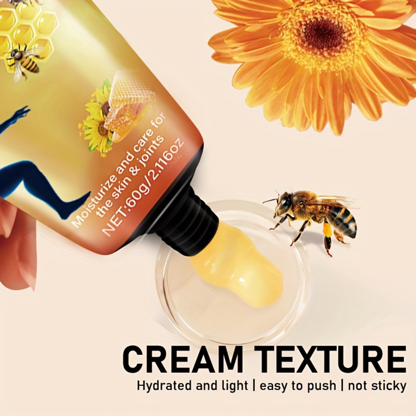 xiaoks 2PACK Bee Venom Joint Cream, 60g - Natural Bee Venom Infused Formula for Intensive Joint Support, Deep Skin Moisturization, Daily Care to Nourish Skin and Promote Joint Comfort (2) xiaoksAu supplements