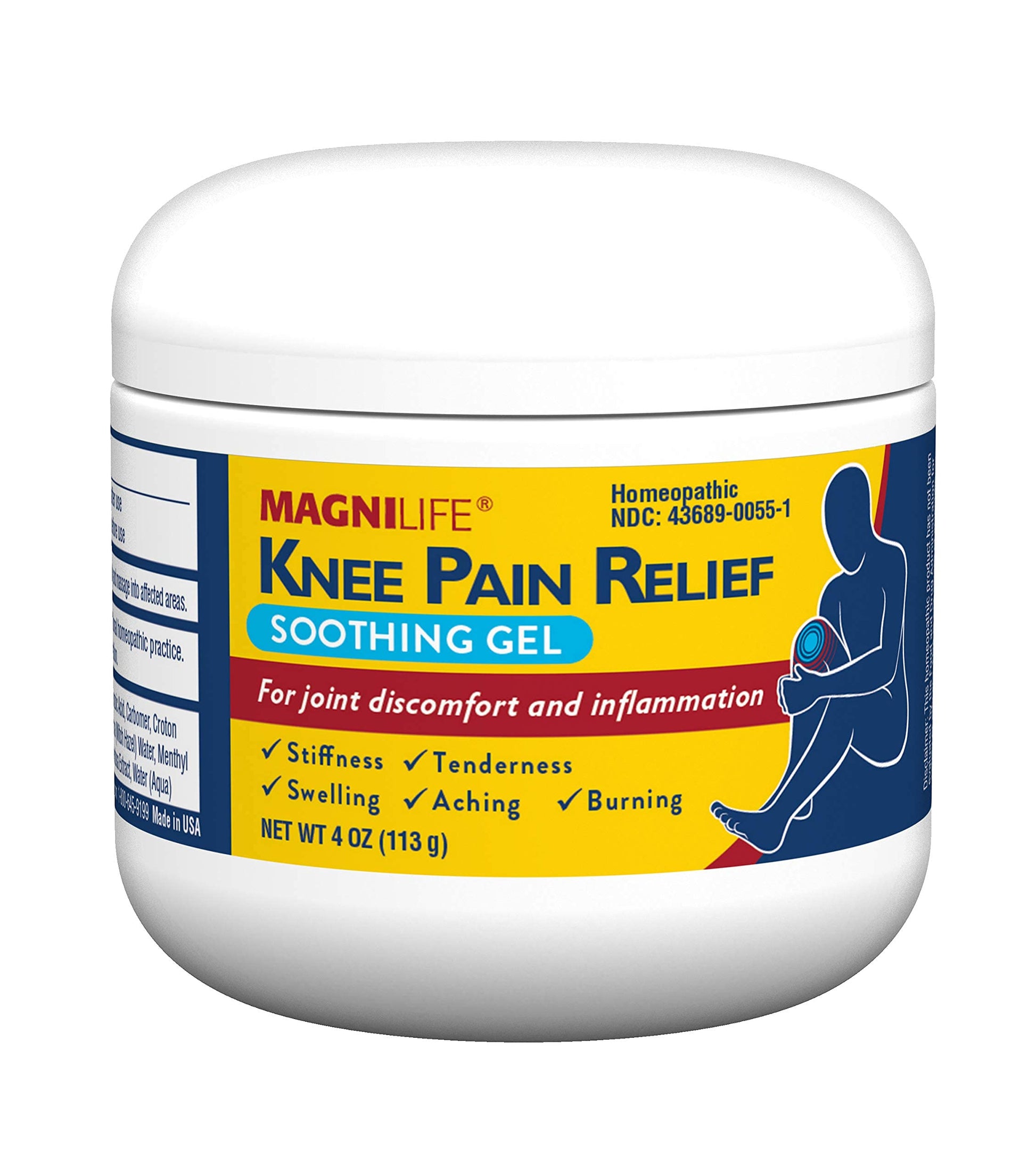 MagniLife Knee Pain Relief Gel (4 oz), Arnica-Based Gel for Joint Pain, Knee Stiffness & Swelling, Non-Greasy, No Staining, Massage-in Formula for Daily Knee Support & Comfort MagniLifeAu supplements
