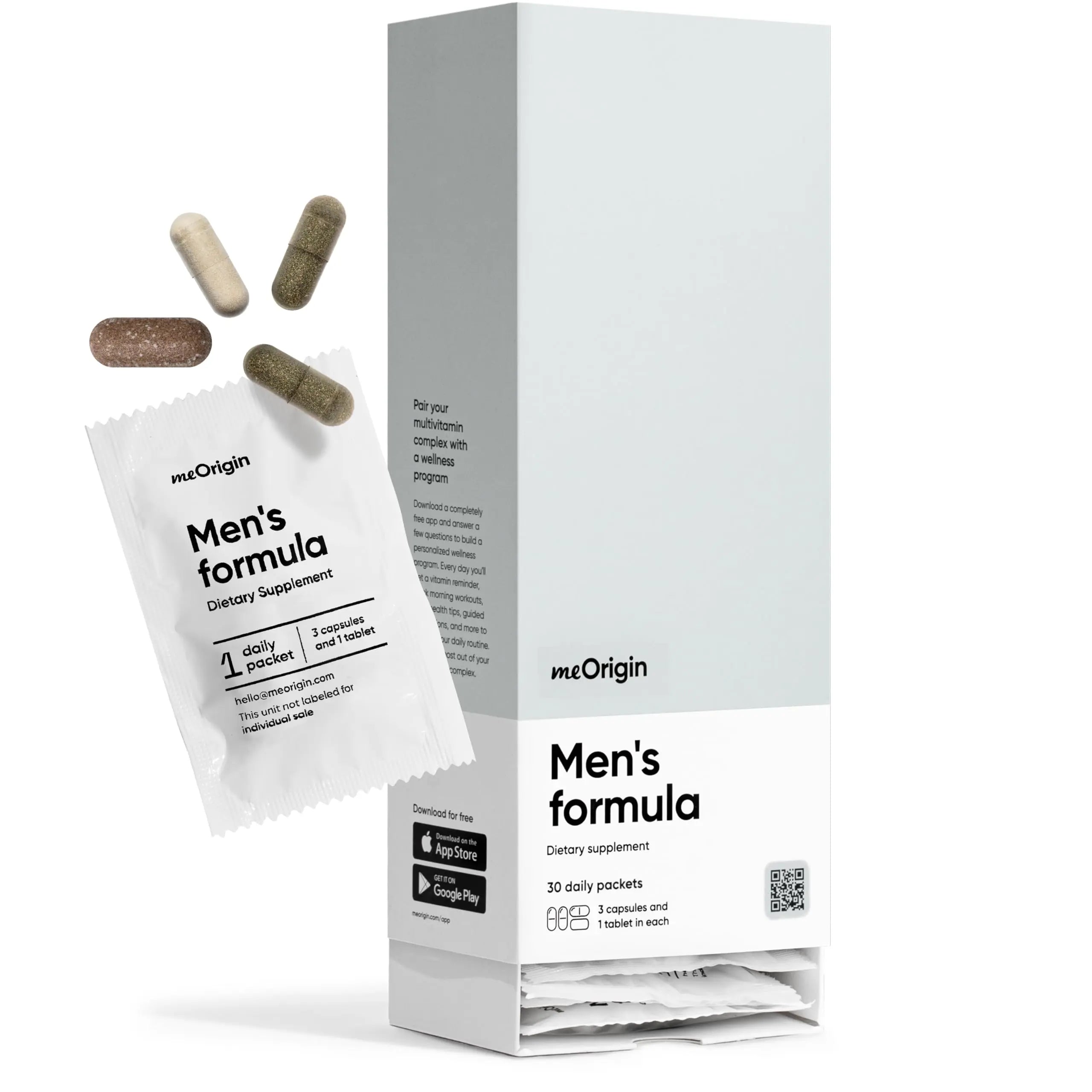 meOrigin Multivitamin for Men, All-in-One Supplement Complex with Zinc, Vitamin D, C, B12, Saw Palmetto, Biotin, Selenium meOriginAu supplements