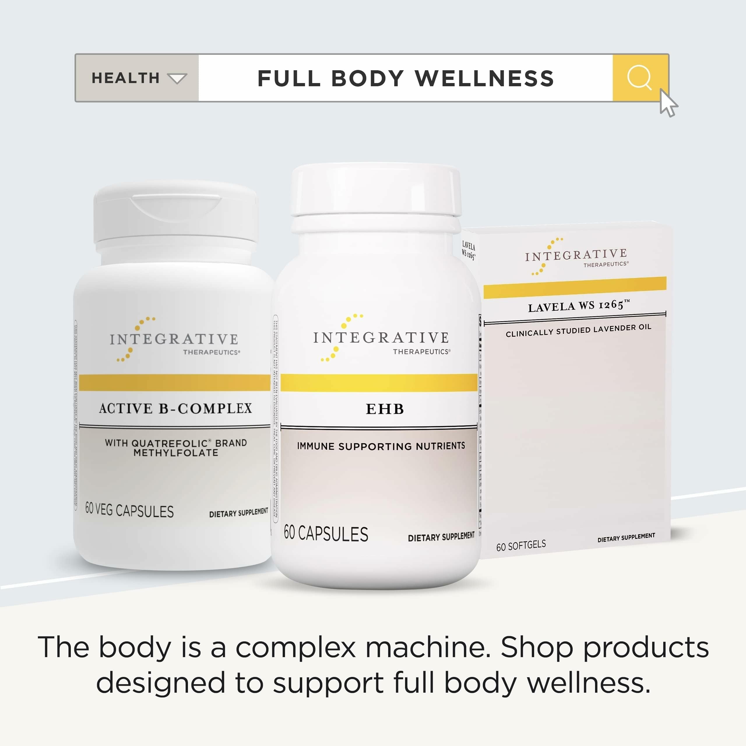 Integrative Therapeutics EHB - Immune Support Supplement with Vitamins A, C & B6* - Mineral Support with Zinc - Dairy-Free & Gluten-Free - 60 Capsules (20 Servings) Integrative TherapeuticsAu supplements