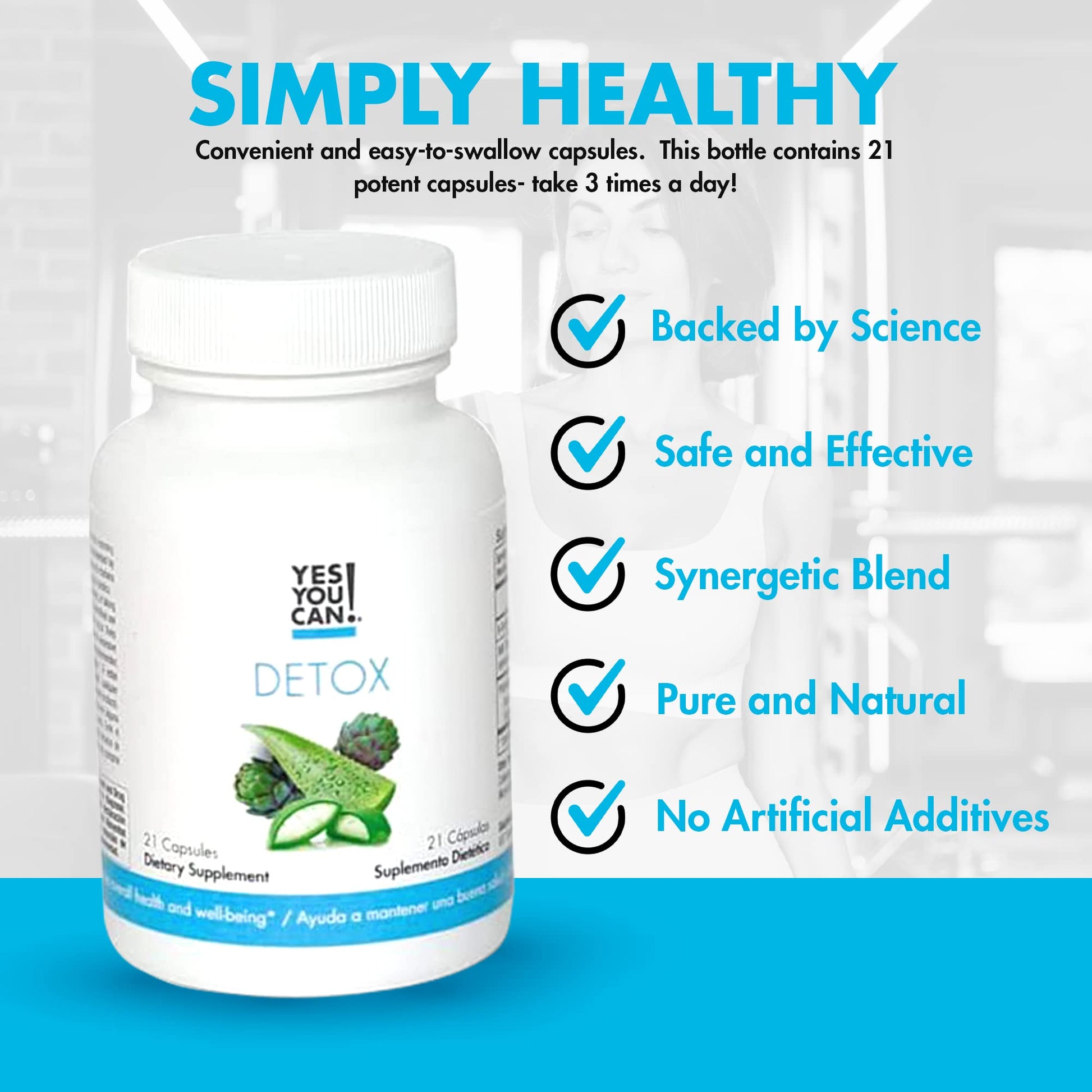 Yes You Can! Natural Detox Cleanse - Daily Cleanse Supplement for Men & Women Yes You Can!US supplements