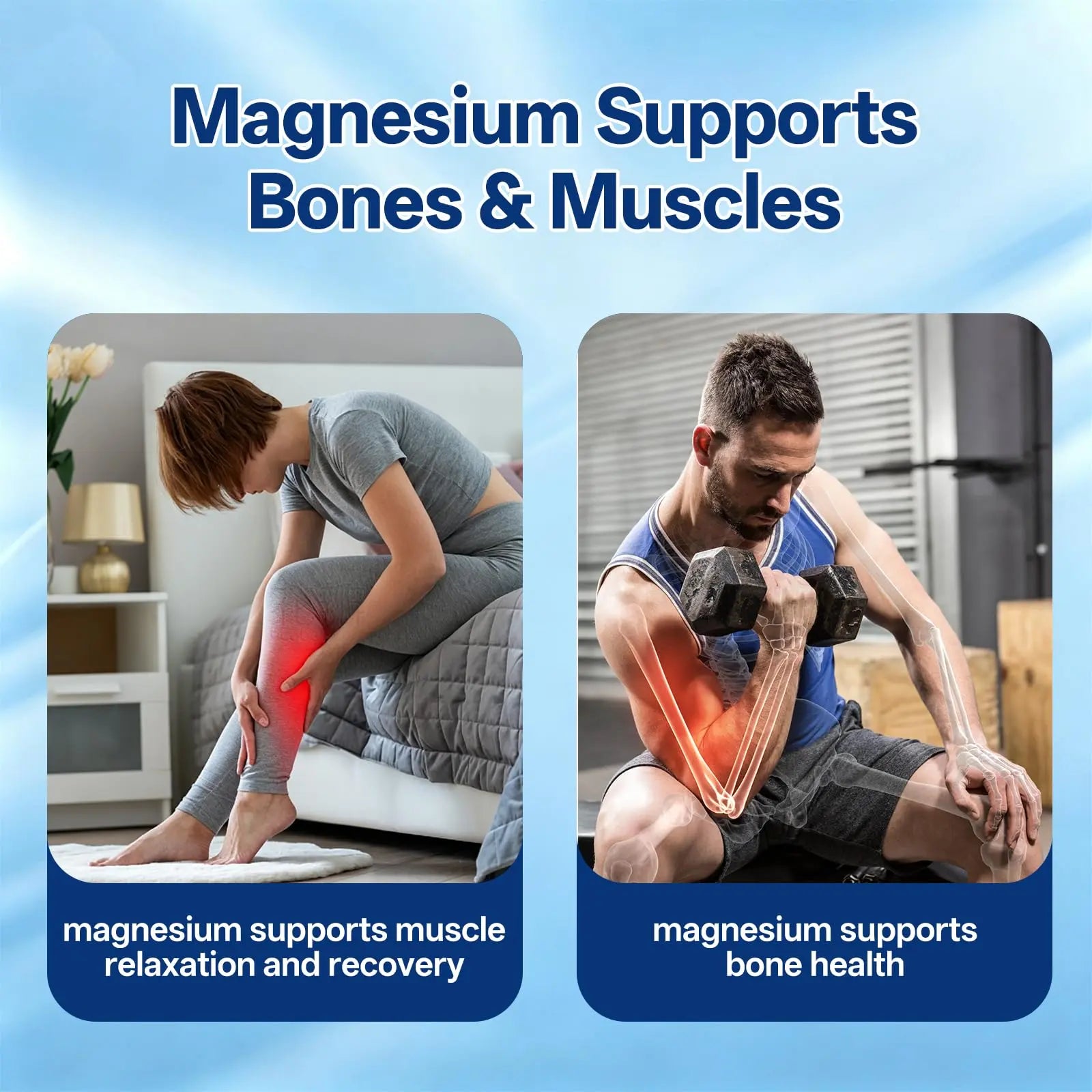 8 in 1 Magnesium Complex Capsules 1000mg for Women and Men - Highly Absorbable Magnesium Supplement Supports Muscle Relaxation Sleep & Energy | NSF Certified, GMP, Gluten Free, Vegan Oopeatolnz supplements