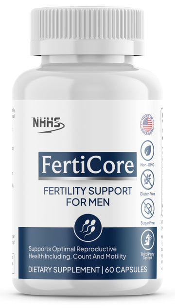 NHHS FertiCore – Men’s Fertility & Reproductive Wellness Supplement – Supports Sperm Health, Motility & Vitality – with Vitamins, Minerals, Amino Acids & Antioxidants – Made in USA, 60 Capsules NHHSAu supplements