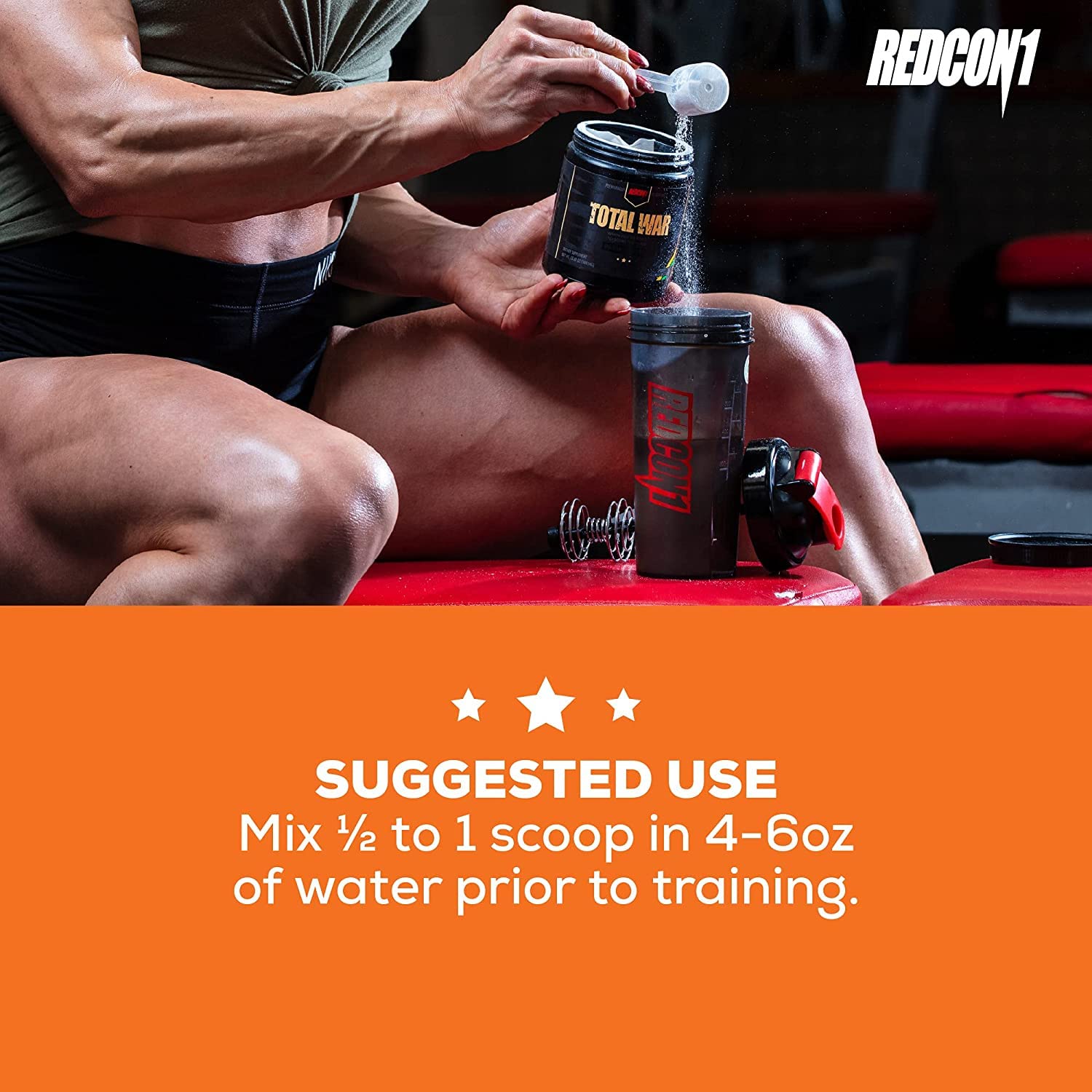 REDCON1 Total War Preworkout (Strawberry Mango) & Big Noise Non-Stim Preworkout REDCON1Au supplements