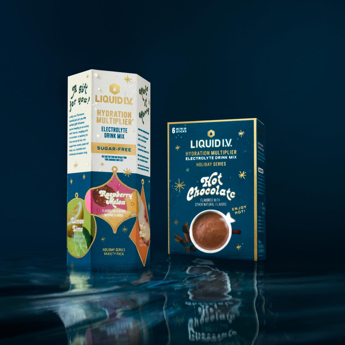 Liquid I.V.® Hydration Multiplier Hot Chocolate | Limited Edition Electrolyte Powder Drink | 2 Pack (12 Servings) Liquid I.V.US supplements