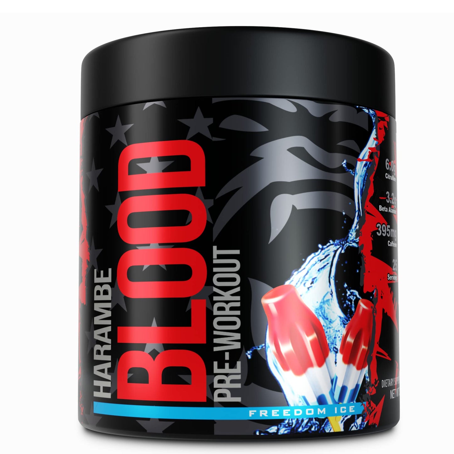 Harambe Blood ✮ Extreme Preworkout Supplement for Men & Women ✮ Strong Pre Workout Harambe BloodUS supplements